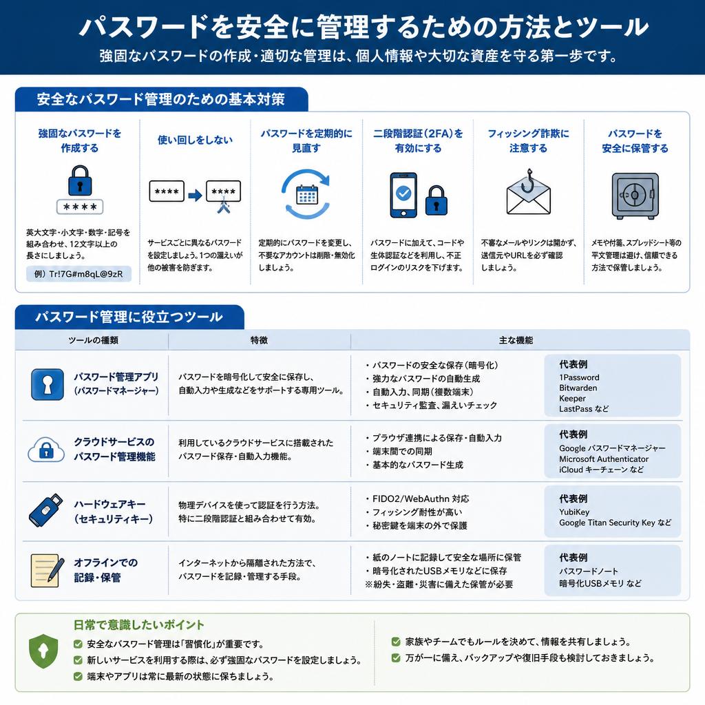 パスワードの安全な管理法