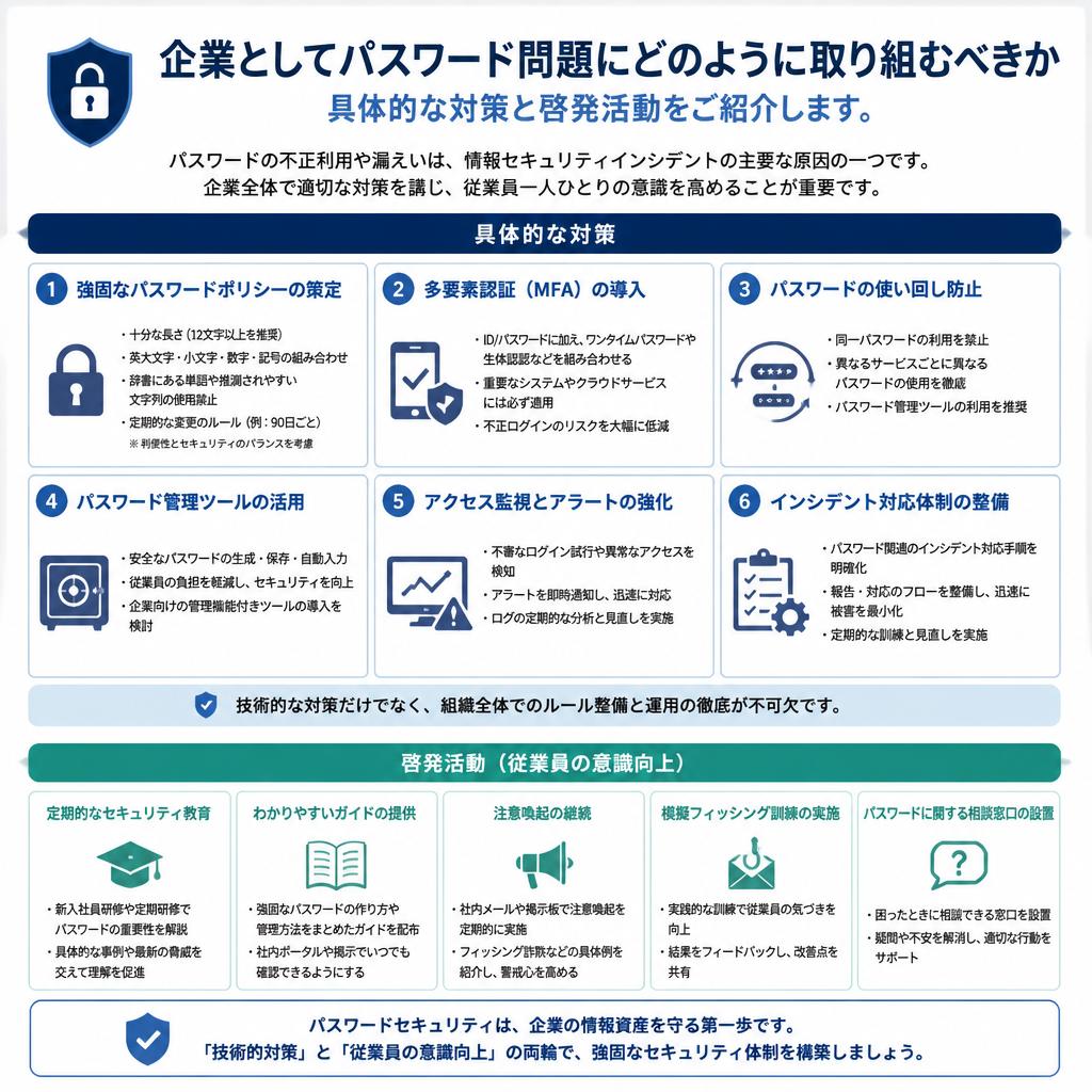 企業が取るべき対策と啓発活動